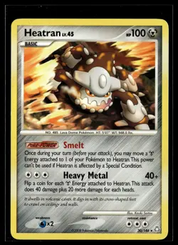 Heatran 30/146 Legends Awakened Rare Pokemon - Image 1