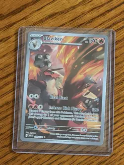 Pokemon TCG Blaziken 192/182 Destined Rivals Illustration Rare IR NM - Image 1