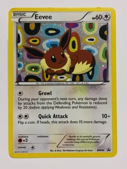 The Pokemon Company Eevee BW94 Black & White Promo Holo Basic 60 HP Eng - Image 2