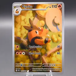 Pignite 097/086 Illustration Rare SV: White Flare Pokemon TCG NM - Image 1