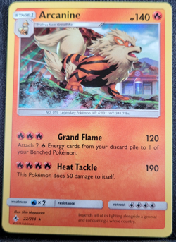 Arcanine (Holo) Pokemon: Sun & Moon - Unbroken Bonds 22/214 - Image 1