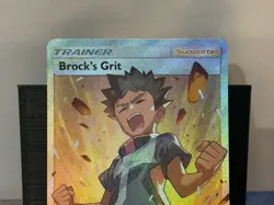 Brock’s Grit 172/181 Full Art Trainer Team Up Pokemon TCG NM - Image 4