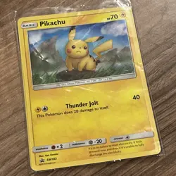 Pikachu SM183 - Sun & Moon Black Star Promo - Holo Pokemon TCG - Image 1