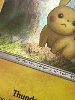 Pikachu SM183 - Sun & Moon Black Star Promo - Holo Pokemon TCG - HD SWIRL - Image 4