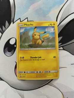 Rare Pokemon TCG Pikachu Pokemon Black Star Promo SM183 Sun & Moon Cosmos Holo - Image 1