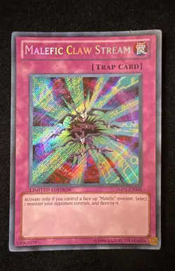 Secret Rare Limited Edition | Malefic Claw Stream | YMP1-EN009 | LP - Image 1