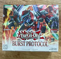 Konami Yu-Gi-Oh! TCG Burst Protocol English 1st Ed Sealed Booster Box 2020 - Image 1