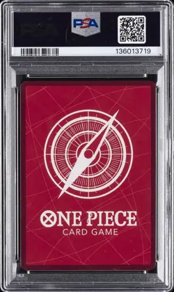 2025 ONE PIECE OP13-CARRYING ON HIS WILL ALTERNATE ART MONKEY D. LUFFY PSA 10 - Image 2