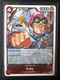 One Piece TCG Koby PRB02-001 R | Premium Booster -The Best- Vol. 2 | NM - Image 1