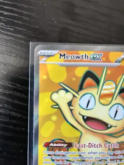 🔥 Meowth ex Full Art 107/088 Me03: Perfect Order Pokemon TCG 🔥 - Image 2