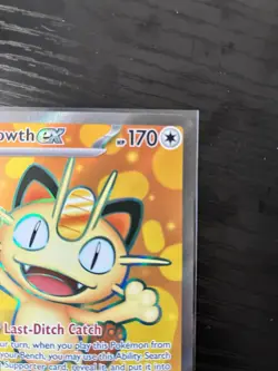 🔥 Meowth ex Full Art 107/088 Me03: Perfect Order Pokemon TCG 🔥 - Image 3