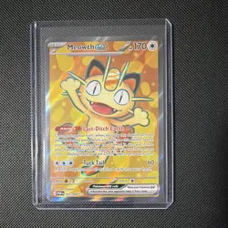Pokemon TCG Meowth ex 107/088 Perfect Order - Image 1