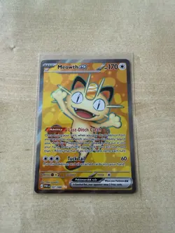 Pokemon TCG Perfect Order Meowth EX 107/088 UR - Image 1