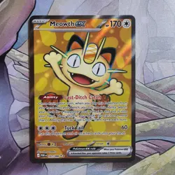 Pokemon TCG Meowth ex 107/088 - PERFECT ORDER Ultra Rare NM - Image 1