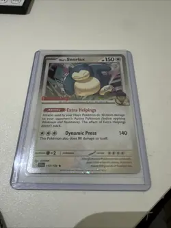 Pokemon Journey Together Hop’s Snorlax GameStop Promo Stamped - Image 1