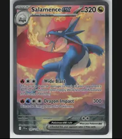 Pokemon Salamence ex SIR SV09: Journey Together 187/159 NM - Image 1