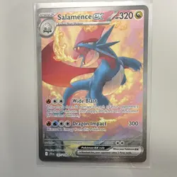 Pokemon TCG Salamence ex 187/159 SV09 Journey Together SIR Holo EN 320HP - Image 1