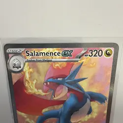 Pokemon TCG Salamence ex 187/159 SV09 Journey Together SIR Holo EN 320HP - Image 3