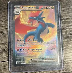 SALAMENCE EX POKEMON TCG SV09 JOURNEY TOGETHER SIR HOLO 187/159 320 HP EN - Image 1