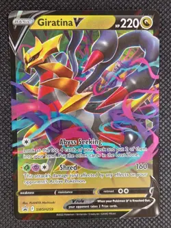 Pokemon TCG Giratina V - Sword & Shield Swsh259 Holo Promo - NM/M - Image 1
