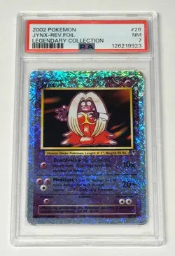 2002 Pokemon Jynx Rev Foil #26 Legendary Collection PSA 7 - Image 1