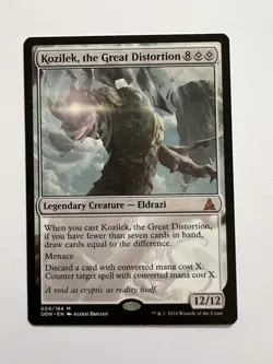 Kozilek, the Great Distortion Oath of the Gatewatch ​​- MTG Magic Card - NM - Image 1