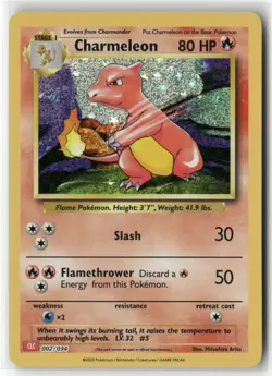Charmeleon 002/034 Holo Classic Collection Trading Card Game Classic Pokemon NM - Image 1