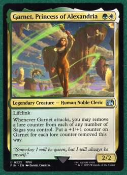 Garnet, Princess of Alexandria - Final Fantasy (FIN) #222 - Magic MTG Card - Image 1