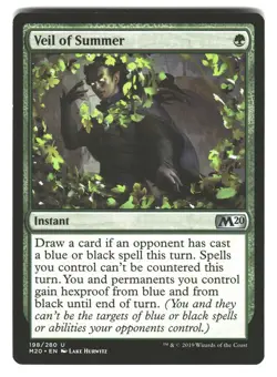Veil of Summer 198 Uncommon Core Set 2020 Magic: The Gathering Lightly Played - Image 1