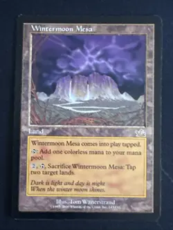 1x Wintermoon Mesa (143) Prophecy LP MTG Magic the Gathering x1 MKE - Image 1