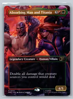 Commander: Marvel Super Heroes Absorbing Man and Titania (Borderless) 510 - Image 1