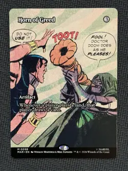 MTG Marvel Super Heroes Horn of Greed Showcase 0098 Non-Foil - Image 1