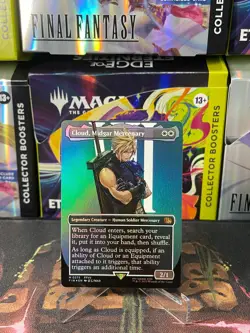 Cloud, Midgar Mercenary - Foil - Borderless - FIN - NM - EN - 0375 - Image 1