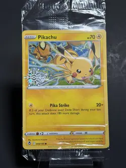 Pikachu Cosmos Holo SWIRL Holiday Calendar Stamped 049/195 Sealed Near Mint - Image 4