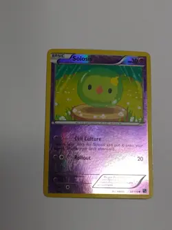 Pokemon TCG Solosis Black & White 55/114 Reverse Holo - Image 2