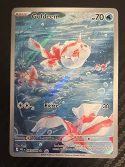 POKEMON TCG Pitch Black GOLDEEN IR Illustration Rare Card 087/084 ENGLISH - Image 2
