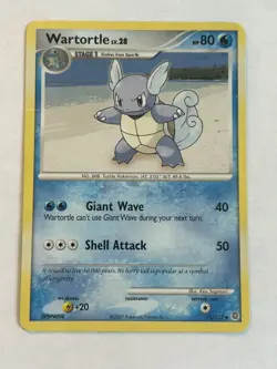 Pokemon Wartortle 75/132 Secret Wonders - MP - Image 1