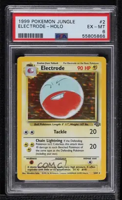 Electrode Holo Pokemon Jungle #2 1999 - Image 1