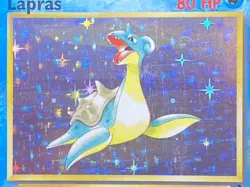 English Lapras 10/62 Fossil Set - Unlimited Holo Rare LP - Pokemon TCG - Image 2