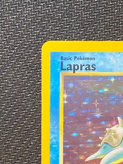 English Lapras 10/62 Fossil Set - Unlimited Holo Rare LP - Pokemon TCG - Image 4