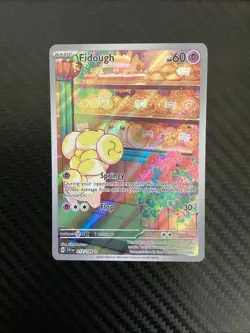 Pokemon TCG Fidough 213/198 Scarlet & Violet Base Set Holo Illustration Rare NM - Image 1