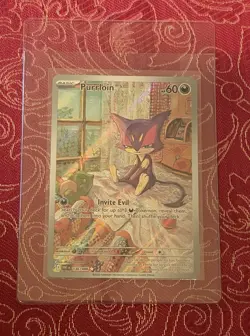 Pokemon TCG Purrloin Sv: White Flare 136/086 Illustration Rare Holo EN - Image 1