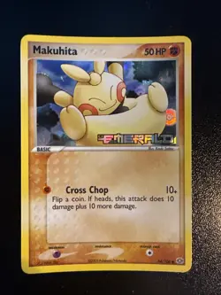 Pokemon TCG - Makuhita 54/106 - Holo Ex Emerald Stamp LP - Image 1
