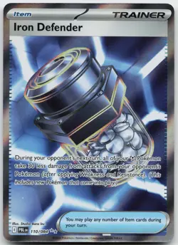 Iron Defender 110/084 Holo Pokemon Pitch Black - NM - Image 1