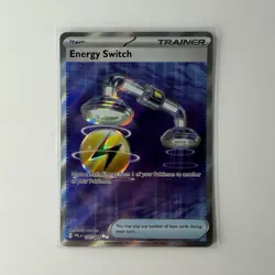 Energy Switch 107/084 PITCH BLACK POKEMON ULTRA RARE HOLO NEAR MINT - Image 1