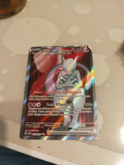 Carte Pokemon Mewtwo Ex de la Team Rocket 213/182 EV10 Rivalites destinees - Image 1
