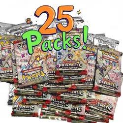 25x Packs Pokemon TCG Prismatic Evolutions Booster Packs - Image 1