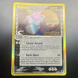 Nidoking Delta Species 6/101 Dragon Frontiers 120 HP Reverse Holo 2006 Eng - Image 1