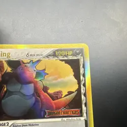 Nidoking Delta Species 6/101 Dragon Frontiers 120 HP Reverse Holo 2006 Eng - Image 3