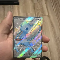 Pokemon TCG Mew ex 216/091 SV Paldean Fates Full Art Holo Shiny UR Eng 180 - Image 1
